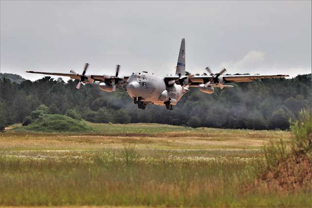 An aircrew operates a C-130H Hercules with the 136th - PICRYL Public ...