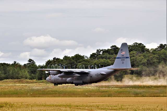 An aircrew operates a C-130H Hercules with the 136th - PICRYL Public ...