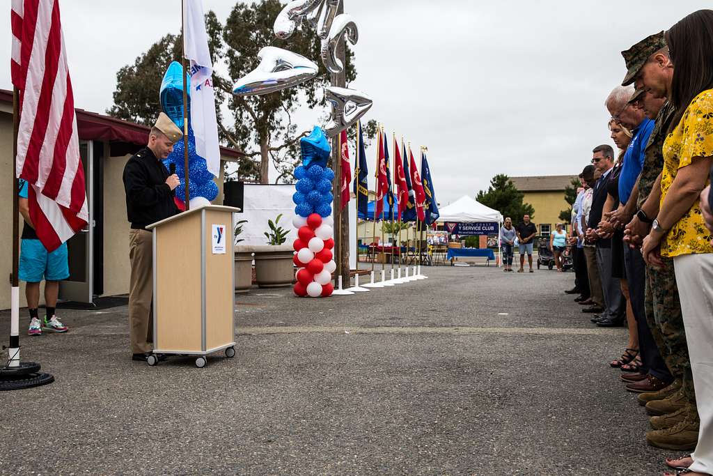 U.S. Navy Lt. Cmdr. Jon Rozema, the command chaplain - PICRYL