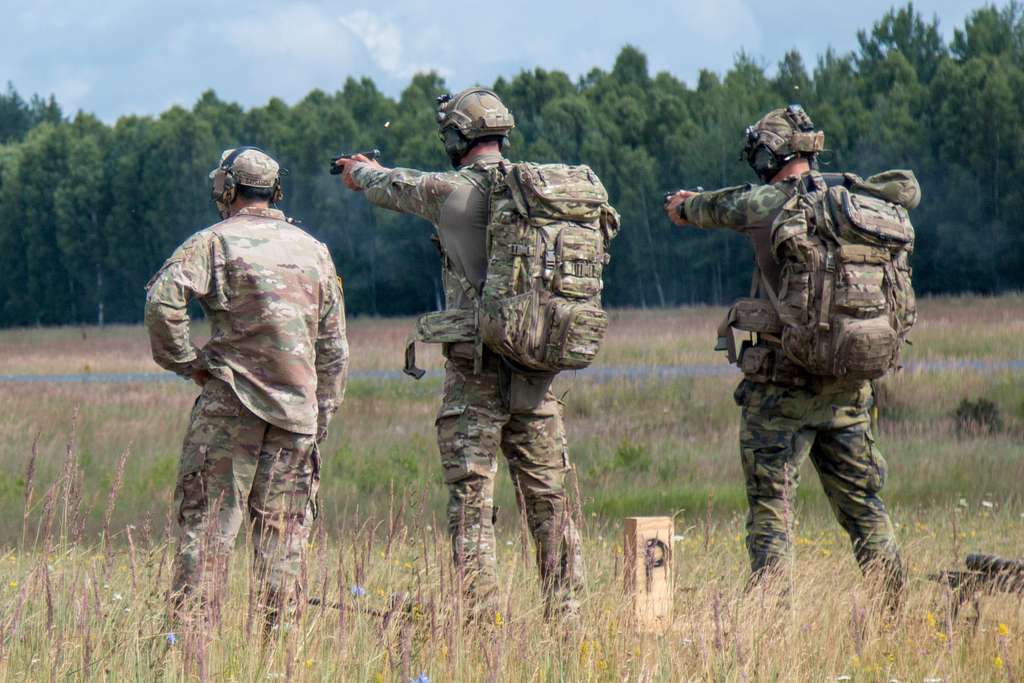 A Czech sniper and his spotter engage targets with - NARA & DVIDS ...