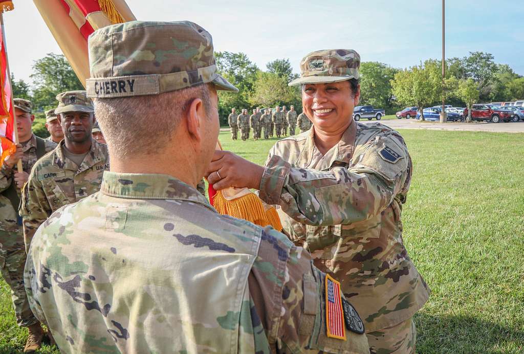 Army Reserve Col. Christina S. Garamond, outgoing commander, - NARA ...