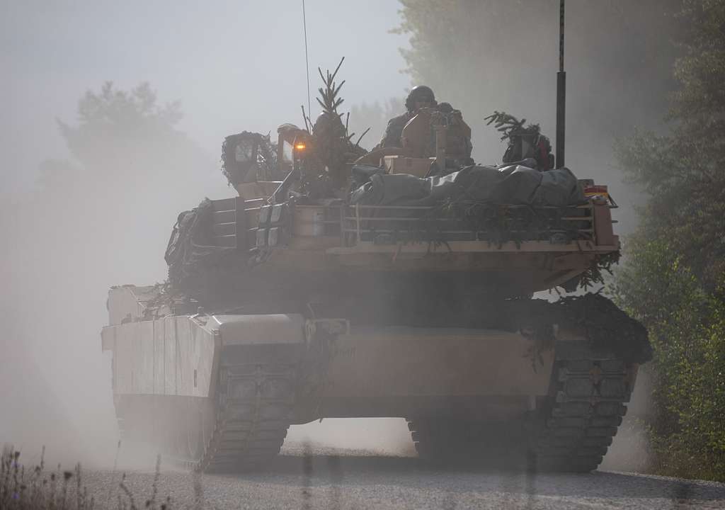 A U.S. Army M1 Abrams Tank belonging to the 3rd Battalion, - NARA ...