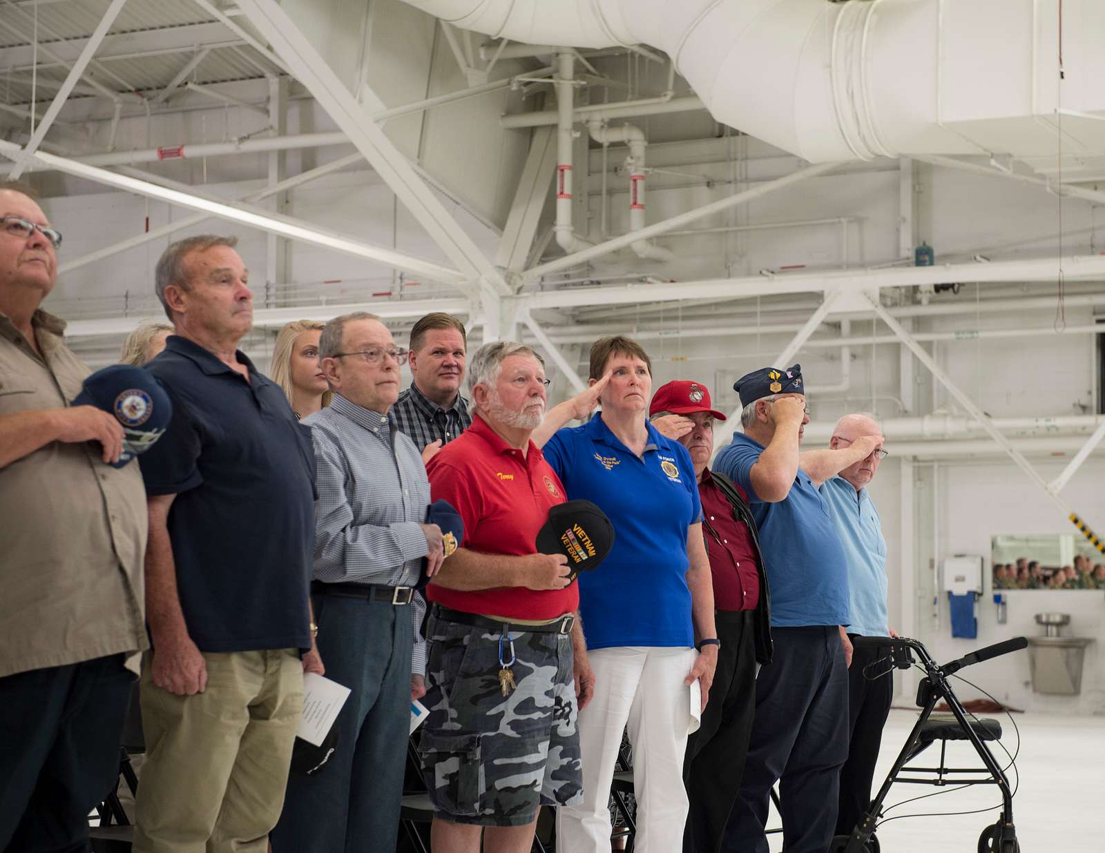 Vietnam War veterans render a hand salute at the 133rd - NARA & DVIDS ...