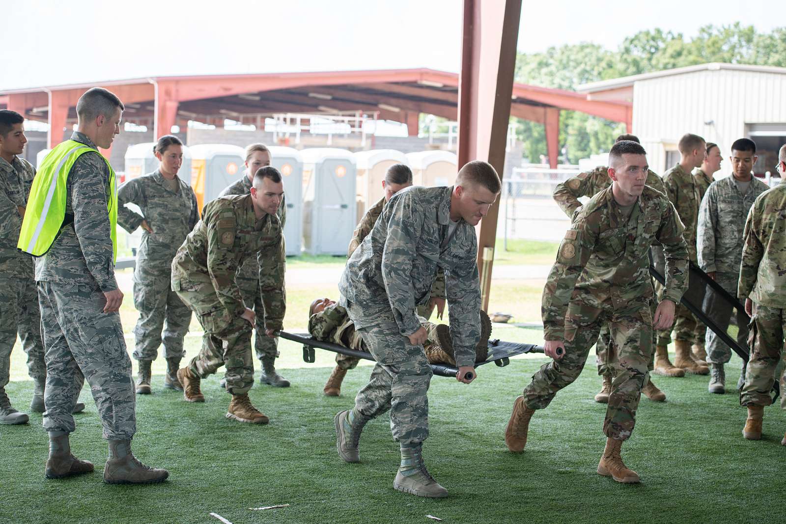 A group of Air Force officer trainees participate in - NARA & DVIDS ...