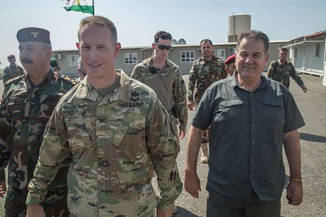 U.S. Army Col. Eric Van Den Bosch Kurdistan Training NARA