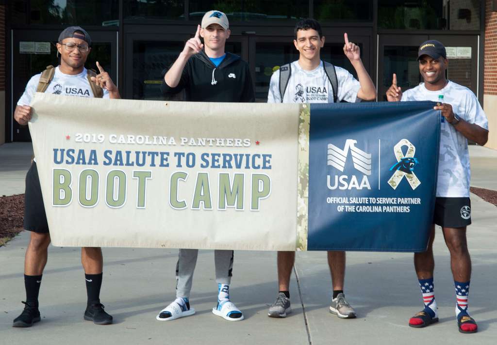 Carolina panthers salute clearance to service 2019