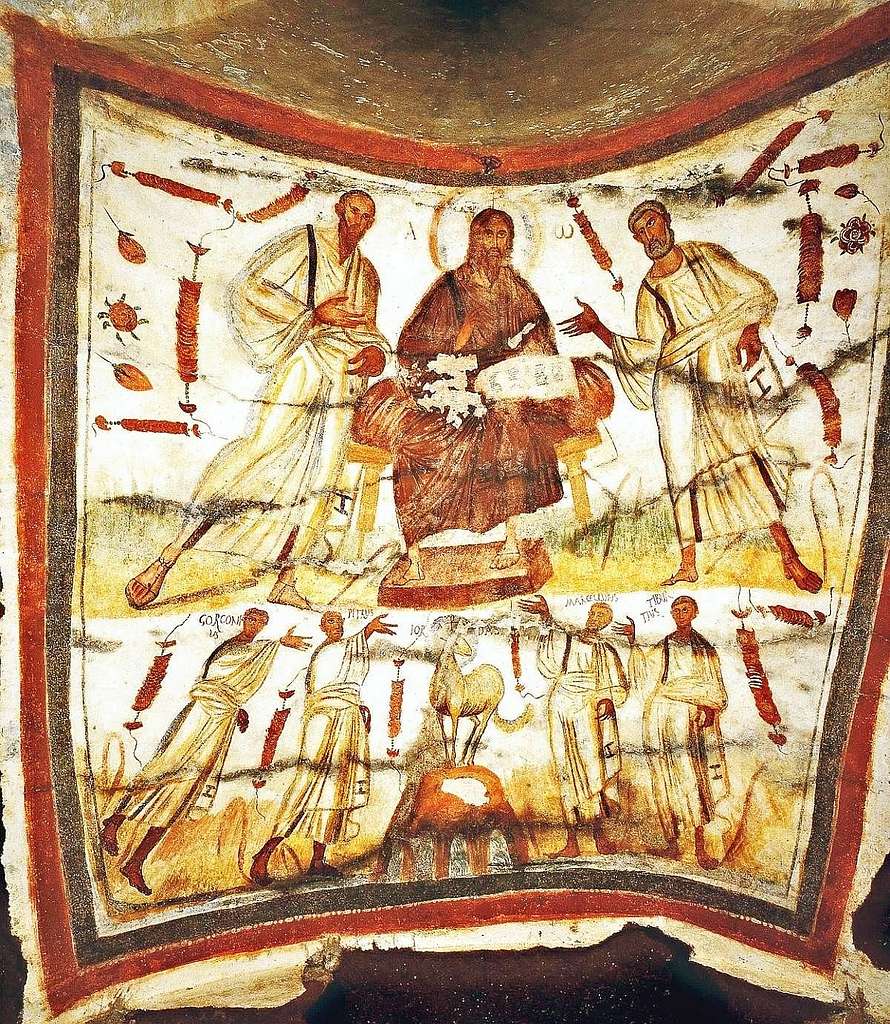 catacomb of saints peter and marcellinus good shepherd