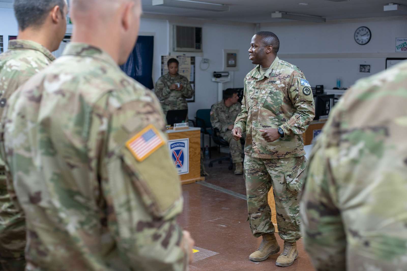 U.S. Army Sgt. Jerrette Frank, an NCO with the Joint - NARA & DVIDS ...