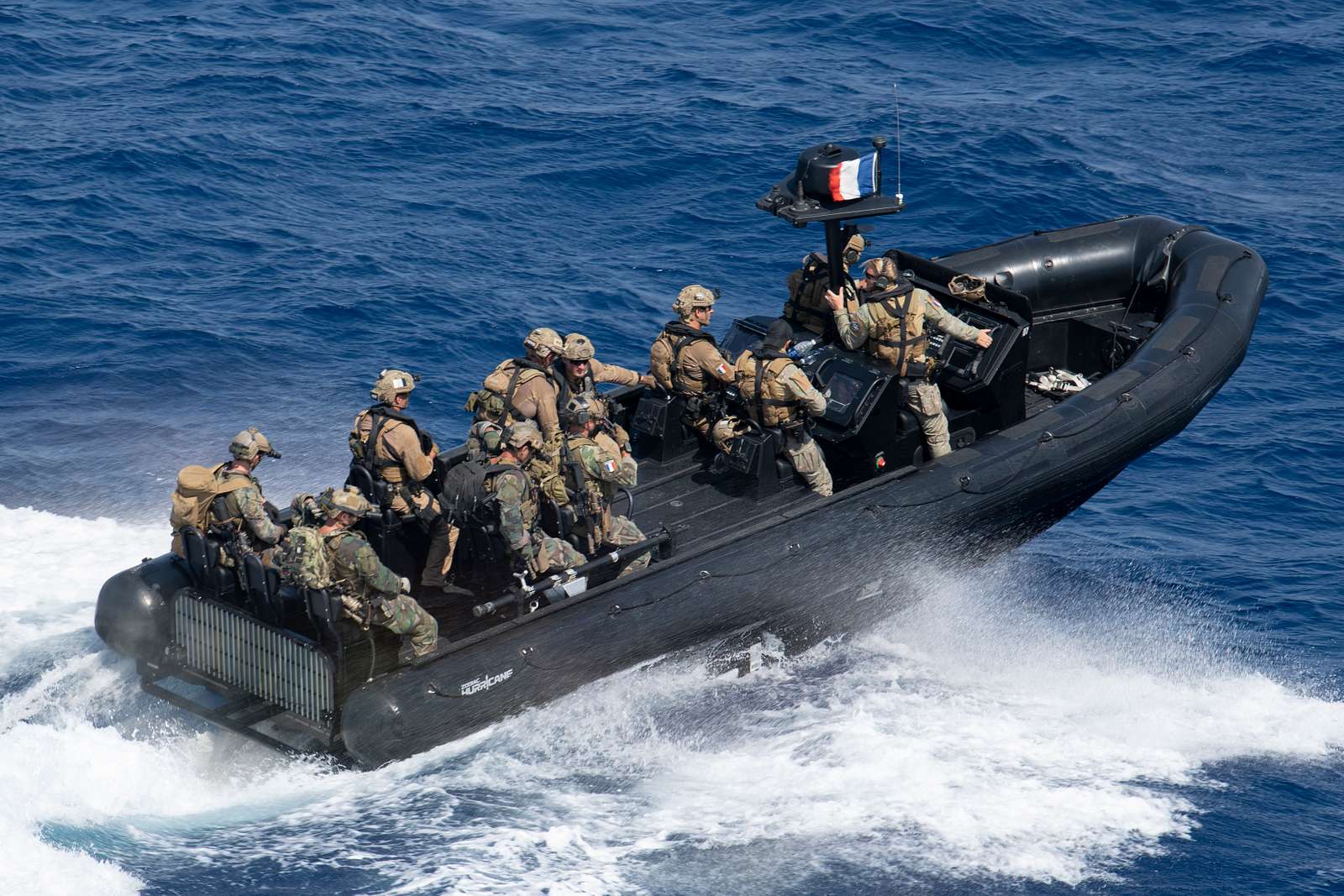 Zodiac boats move a multinational joint Special Operations - NARA ...