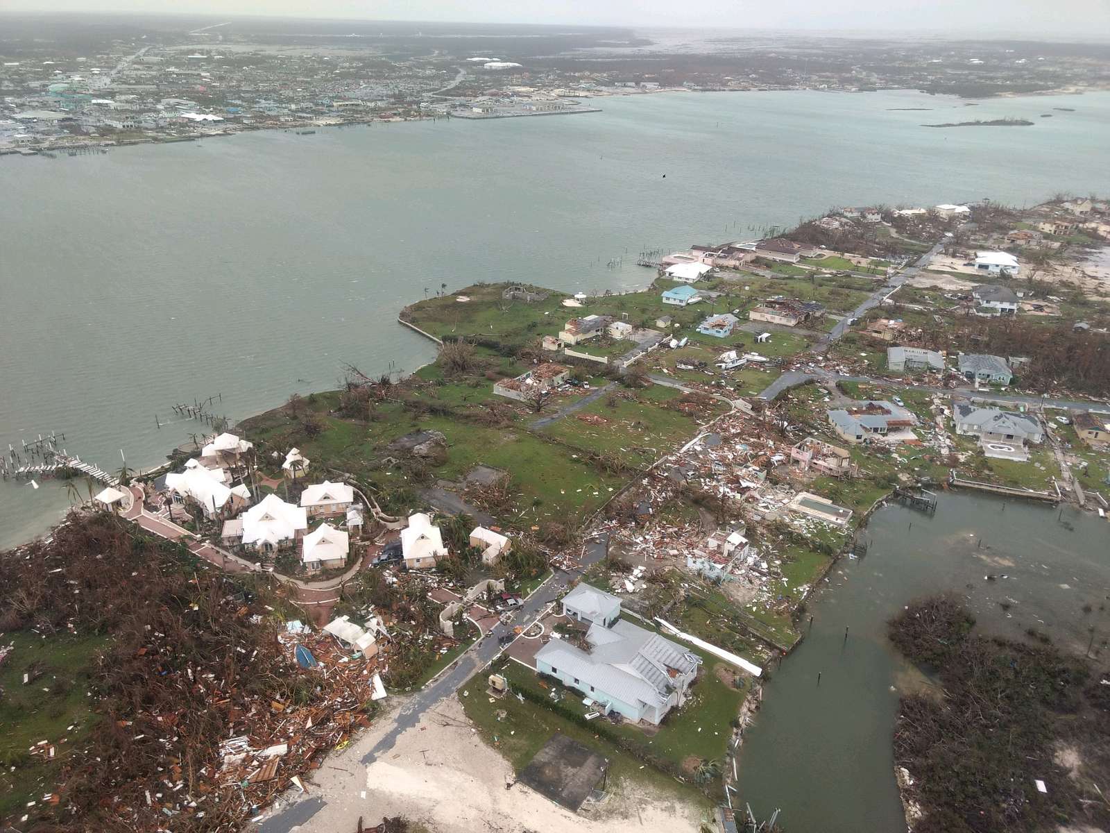 Pictured Is Damage Caused By Hurricane Dorian In The - NARA & DVIDS ...