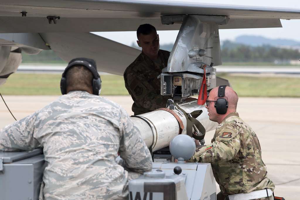 A 51st Munitions Squadron Weapons Load Crew Loads Inert - Nara & Dvids 