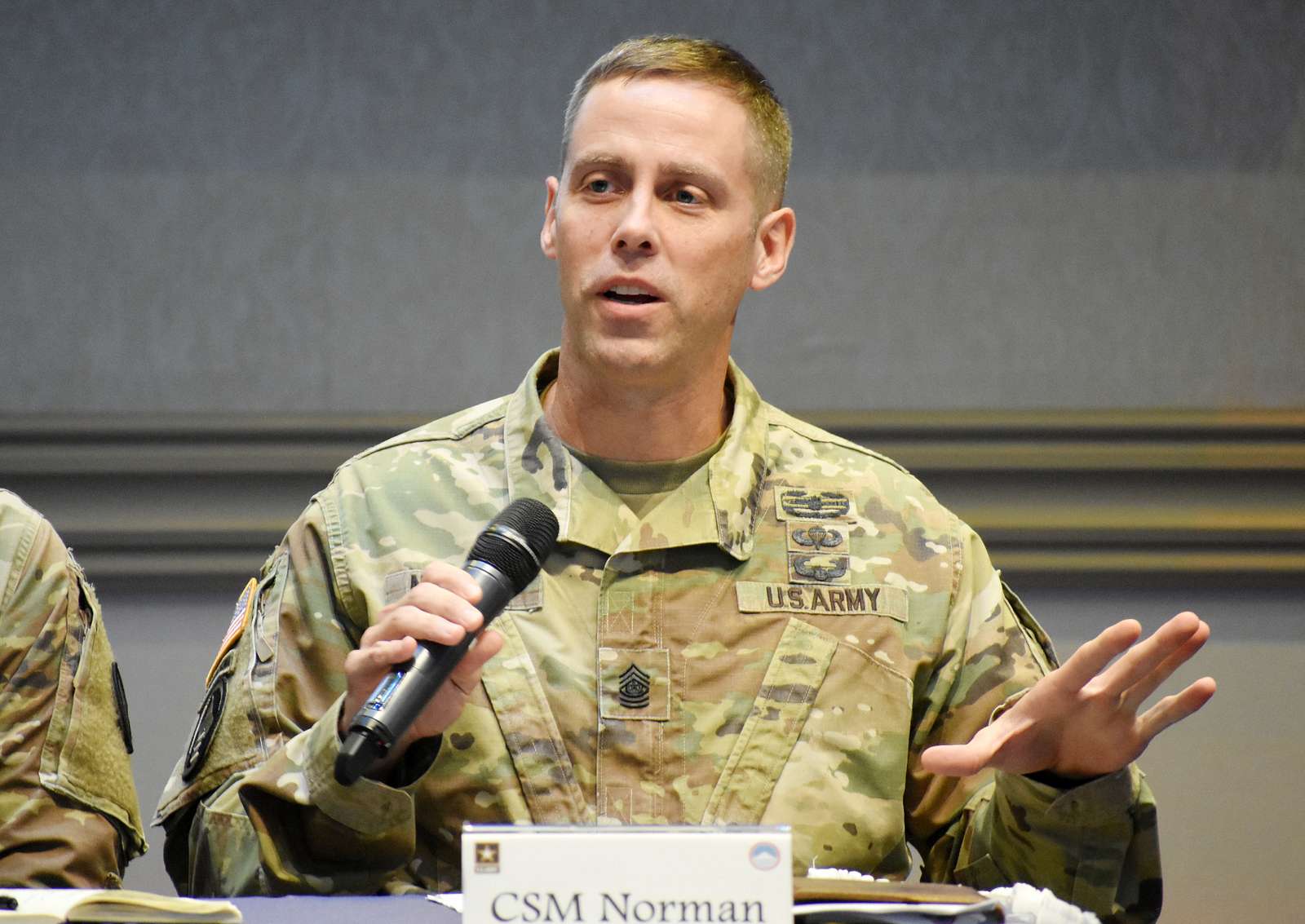 Command Sgt. Maj. Billy Norman, command sergeant major, - U.S. National ...