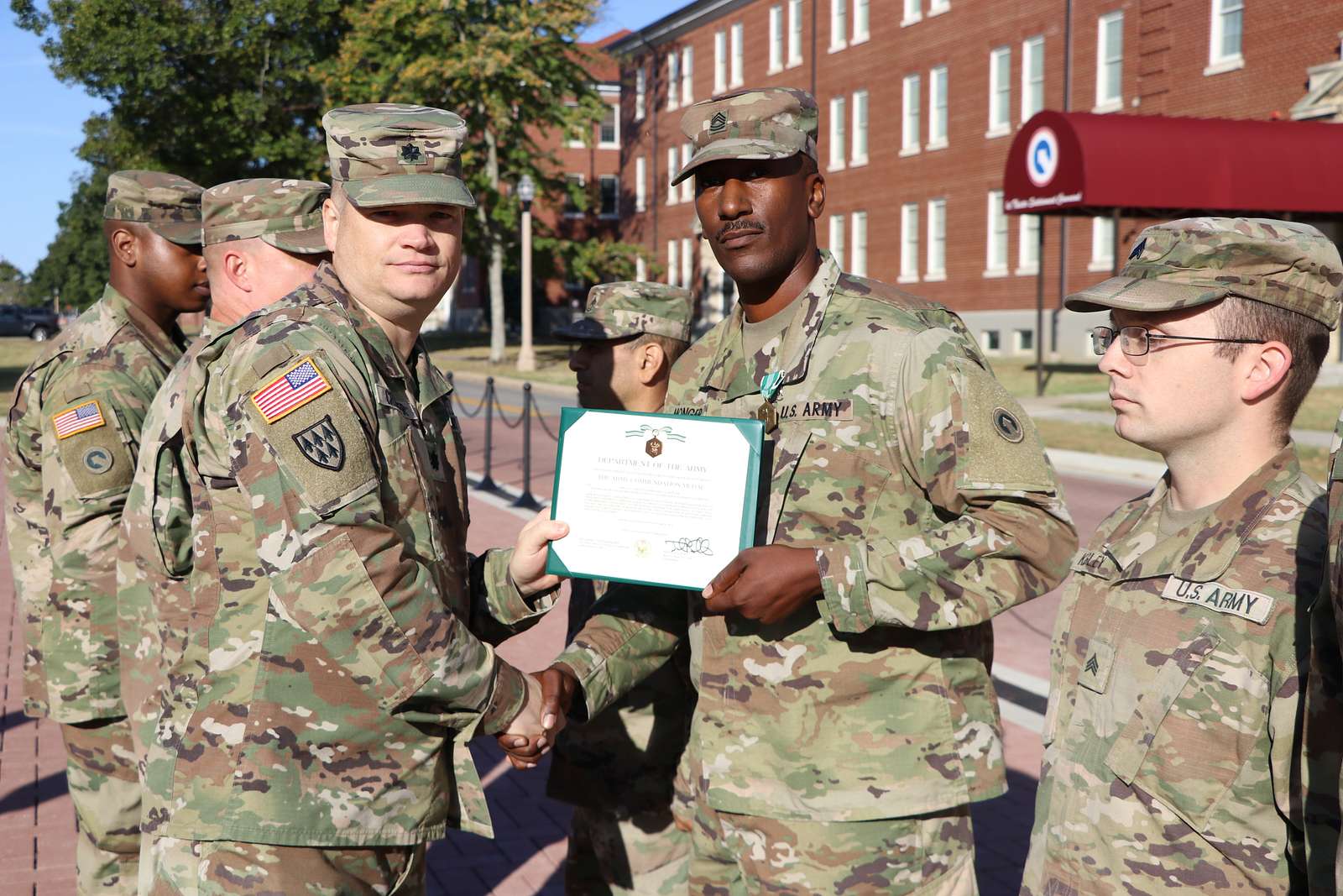 Lt. Col. James Crocker, commander, Special Troops Battalion, - NARA ...