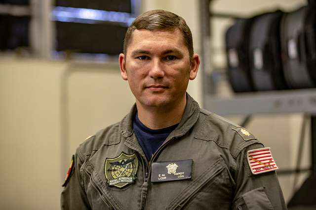 U.S. Navy Lt. Cmdr. Erik Hardy poses for a photograph - PICRYL - Public ...