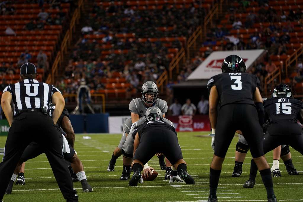 DVIDS - Images - USAFA sports C-17 legacy jersey for game against Rainbow  Warriors [Image 10 of 15]