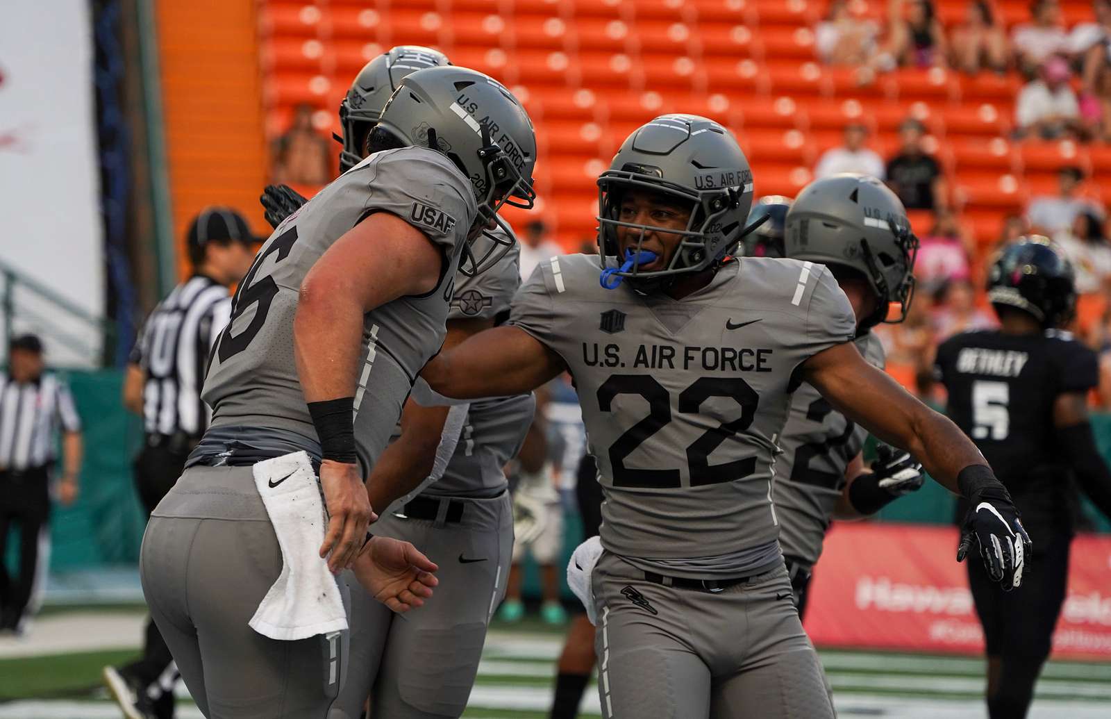 Cadets from the U.S. Air Force Academy football team NARA & DVIDS