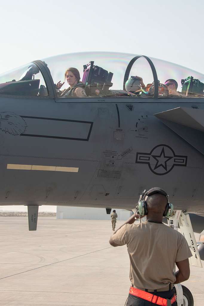 Lt. Col. Jaina Donberg, 494th Fighter Squadron Commander, - NARA ...