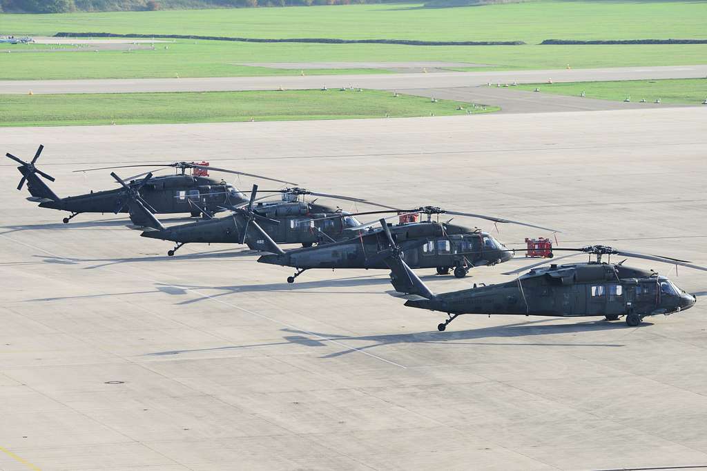 U.S. Army UH-60 Black Hawk Helicopters From The 3rd - PICRYL Public ...