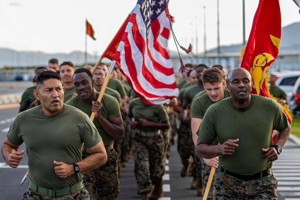 U.S. Marine Corps Lt. Col. Javier Garcia, left, and - PICRYL - Public ...