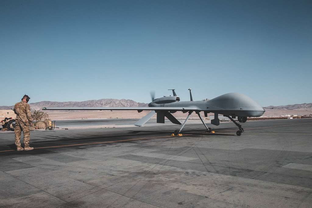 A U.S. Army MQ-1C Gray Eagle with B company, 229th - NARA & DVIDS