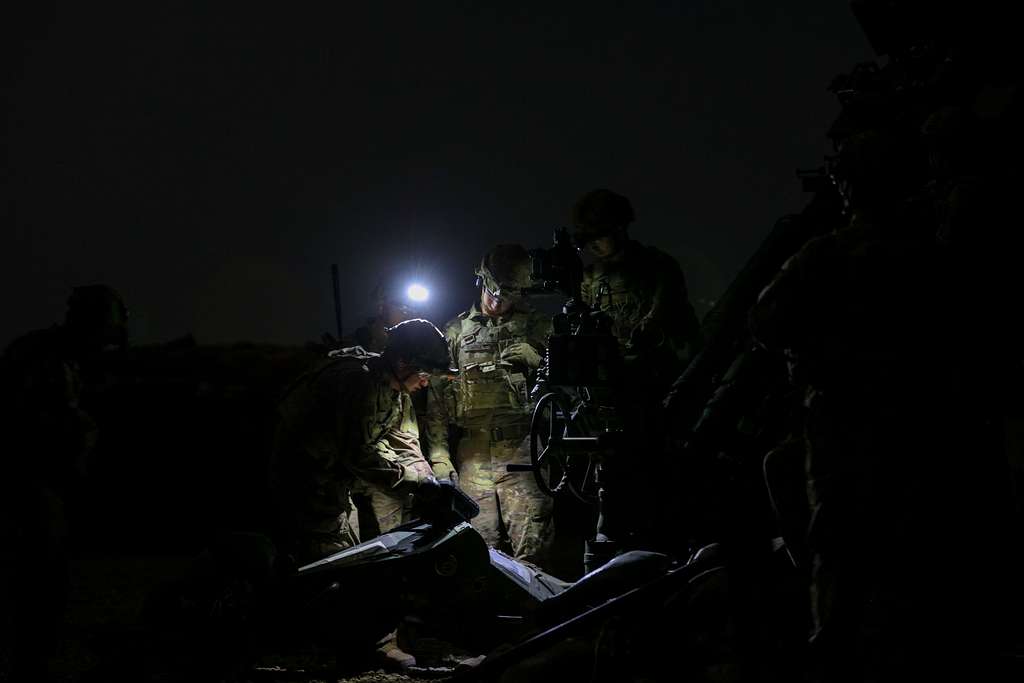 Charlie Battery From The 2nd Battalion 8th Field Artillery - Nara 