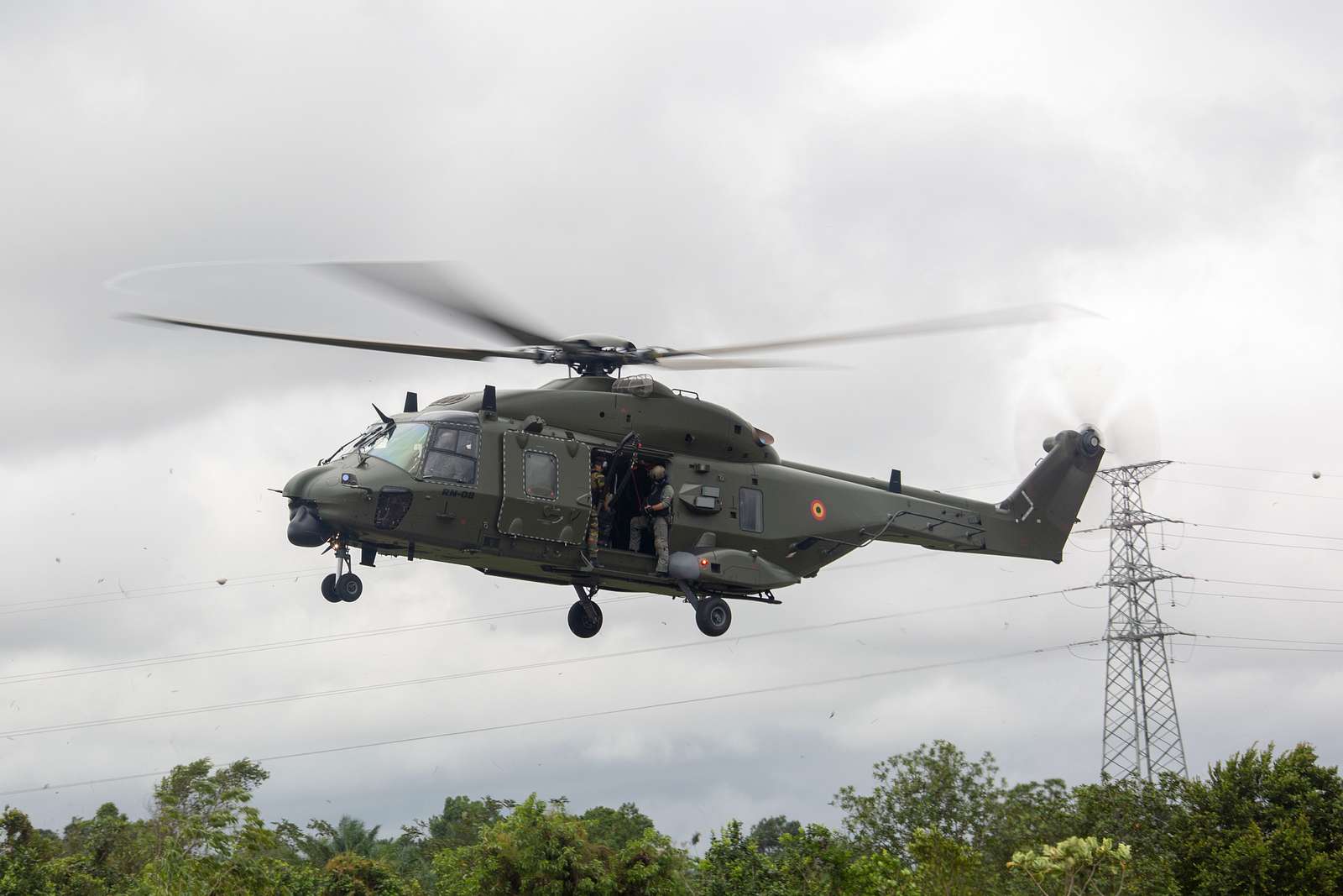 A Belgian Army NH90 Eurocopter with the 1st Wing Mobile - NARA & DVIDS ...