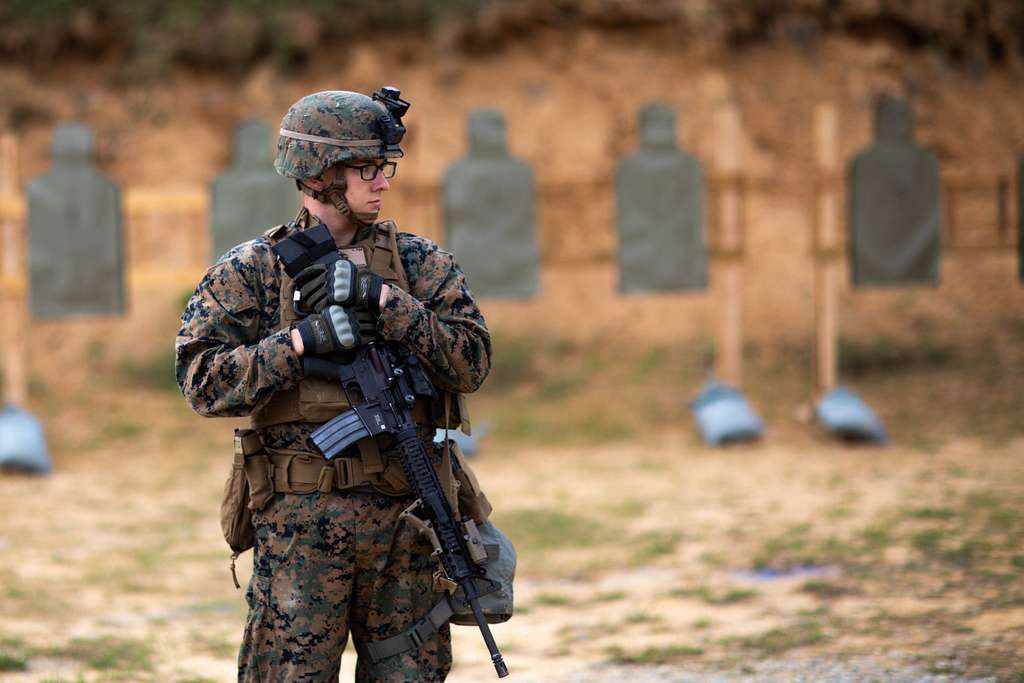 U.S. Marine Corps Cpl. Brody Denney with 12th Marine PICRYL