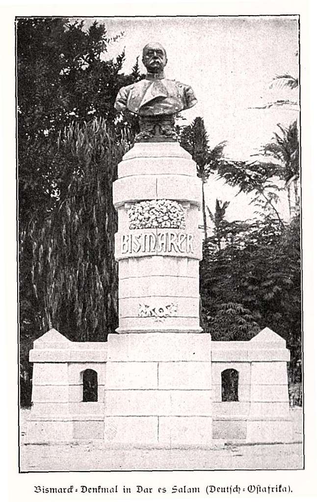 Bismarck-Denkmal in Dar es Salam Deutsch-Ostafrika - PICRYL - Public ...