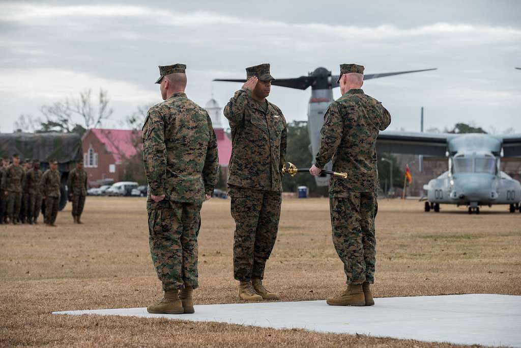 Sgt. Maj. Carlos Ruiz (center), outgoing sergeant major - NARA & DVIDS  Public Domain Archive Public Domain Search