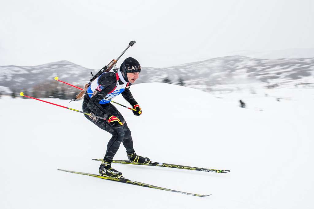 National Guardsman biathletes compete at the 2020 National - PICRYL ...