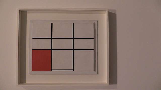 Piet Mondrian - Composition B (No.II) With Red, 1935 (Tate Modern ...