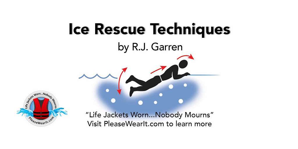 Ice Rescue Techniques - An image of a person swimming in the water