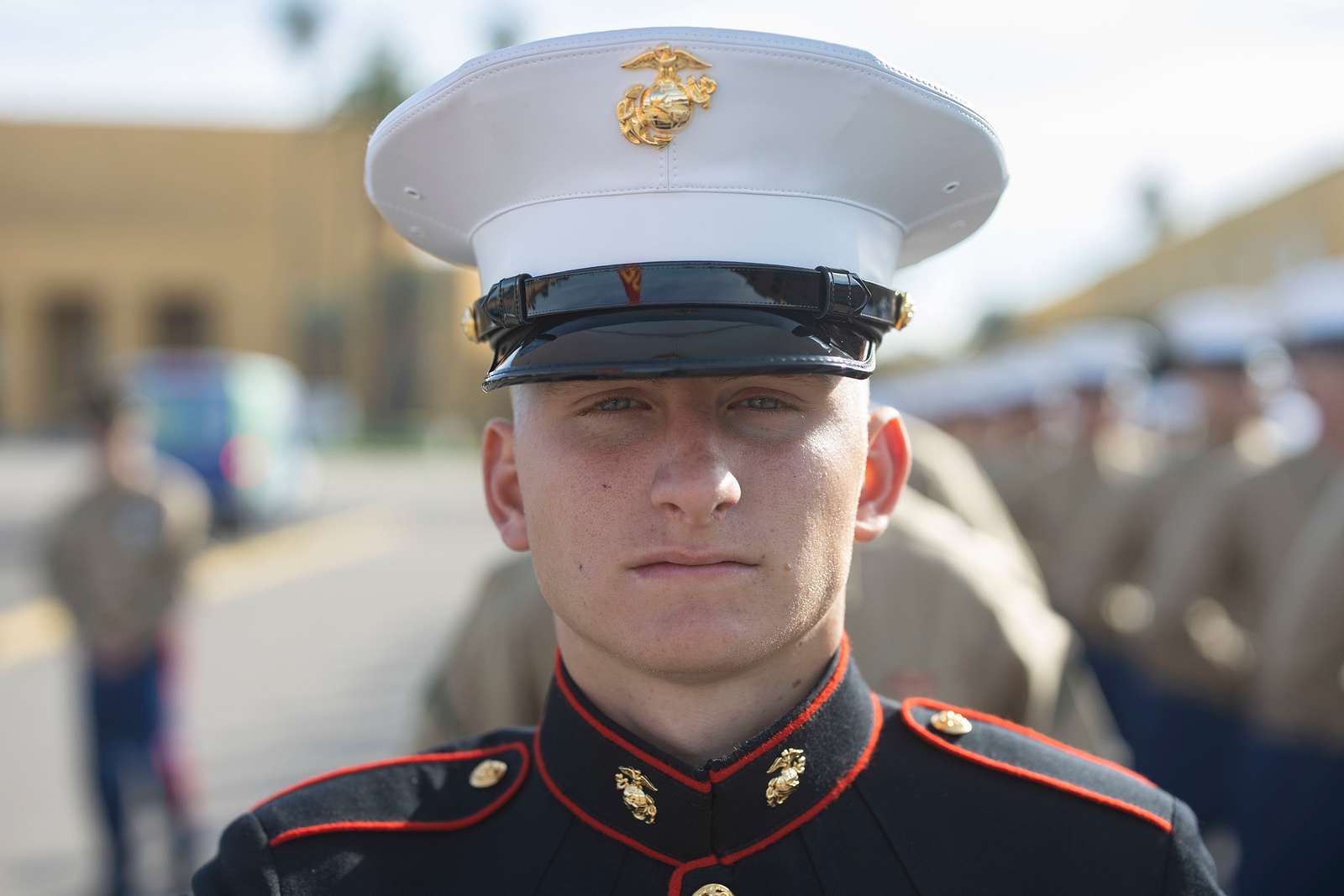 Pfc. Aiden Potter, the 17-year-old guide from platoon - NARA & DVIDS ...