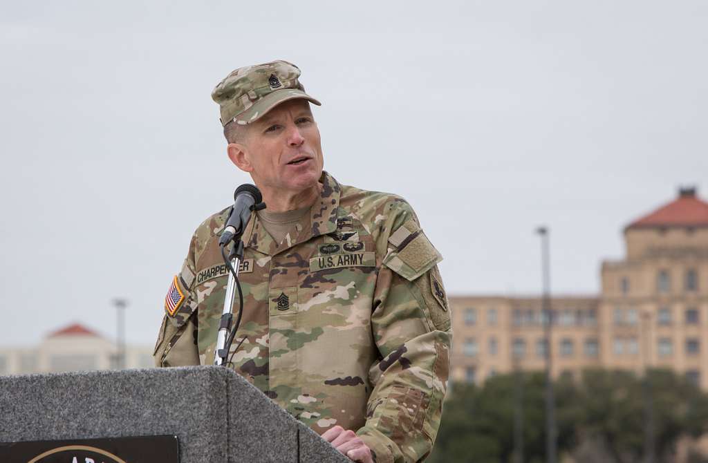 U.S. Army Command Sgt. Maj. Clark J. Charpentier MEDCoE Command