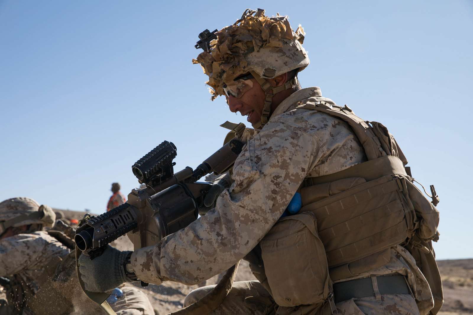 A U.S. Marine Corps Rifleman with 1st Battalion, 3rd - NARA & DVIDS ...