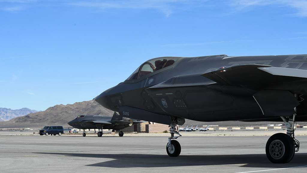 F-35A Lightning IIs assigned to the 421st Fighter Squadron - PICRYL ...