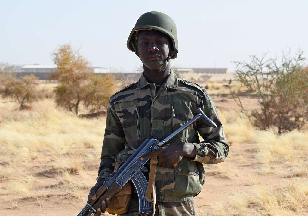 A Forces Armées Nigeriennes (Niger Armed Forces) member - PICRYL ...