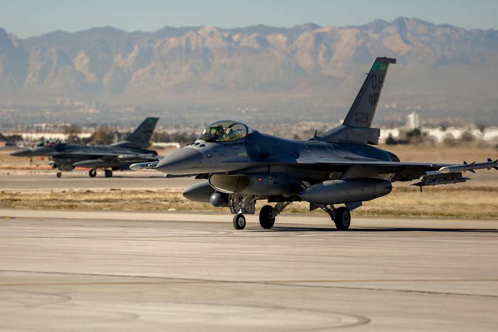 F16 fighter jets assigned to the Ohio National Guard’s PICRYL