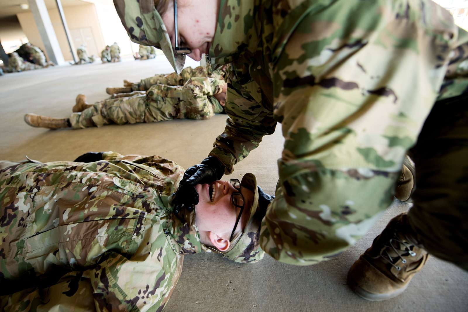 U.S. Air Force basic military training trainees practice - NARA & DVIDS ...