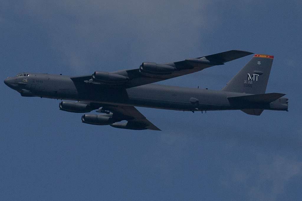 A U.S. Air Force Boeing B-52 Stratofortress With 36th - NARA & DVIDS ...