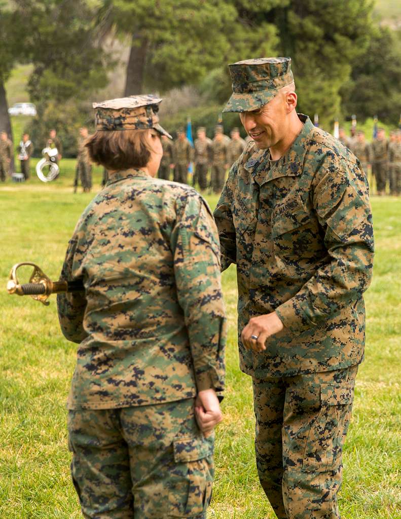 U.S. Marine Corps Sgt. Maj. Fausto H. Cabrera, off-going - PICRYL ...