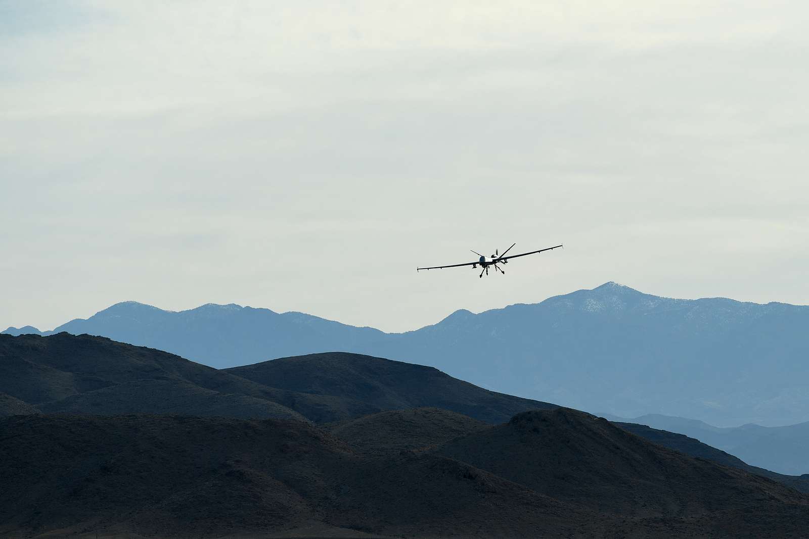 The MQ-9 Reaper flies a sunrise training mission over - NARA & DVIDS ...