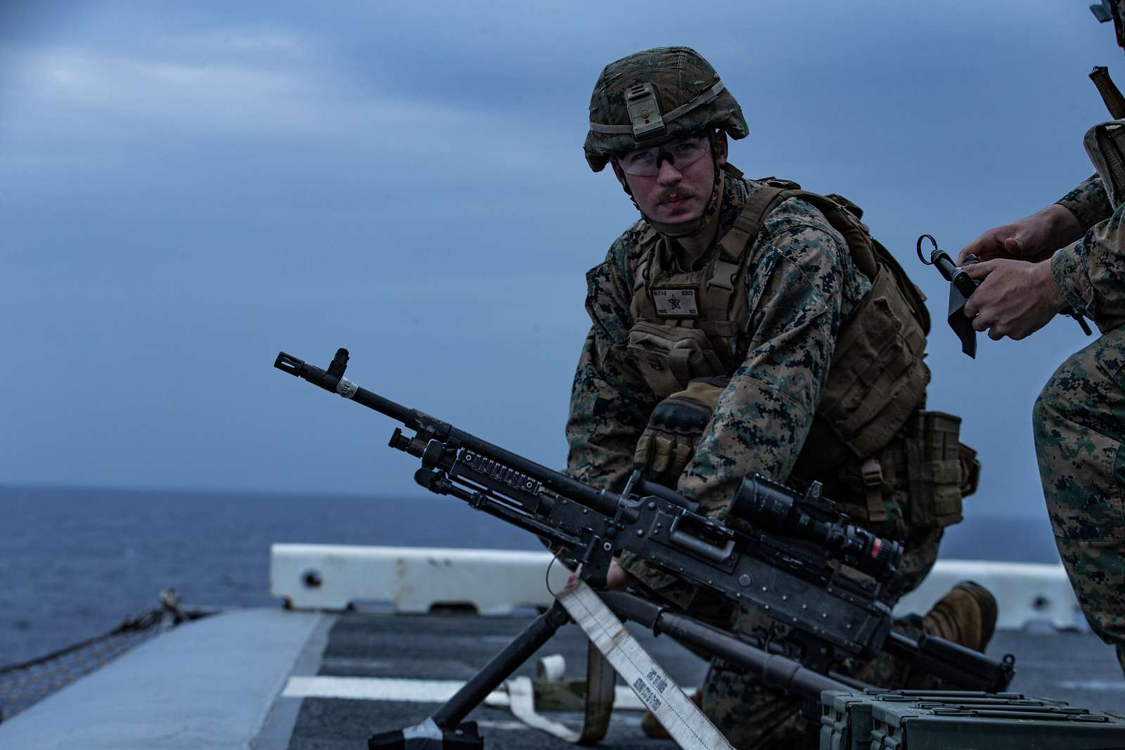 PHILIPPINE SEA (March 28, 2020) A Marine with Battalion - NARA & DVIDS ...