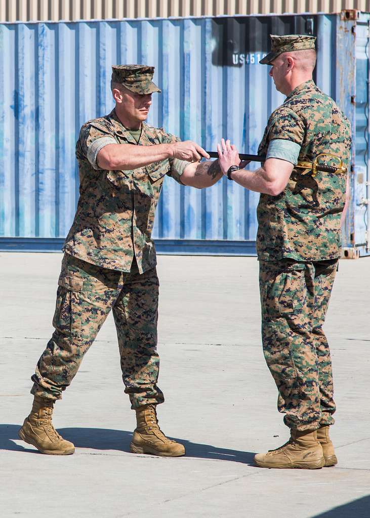 U.S. Marine Corps Sgt. Maj. Christopher Pruitt, outgoing - PICRYL ...