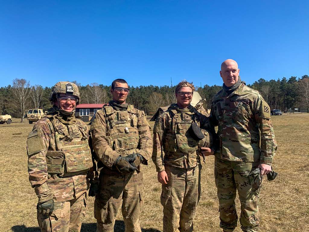 Col. Patrick O’Neal (far right) Commander of the 2nd - PICRYL - Public ...