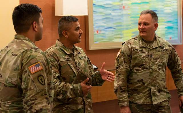 Sgt. Maj. Odilio Pena, Battalion Sergeant Major For - NARA & DVIDS ...