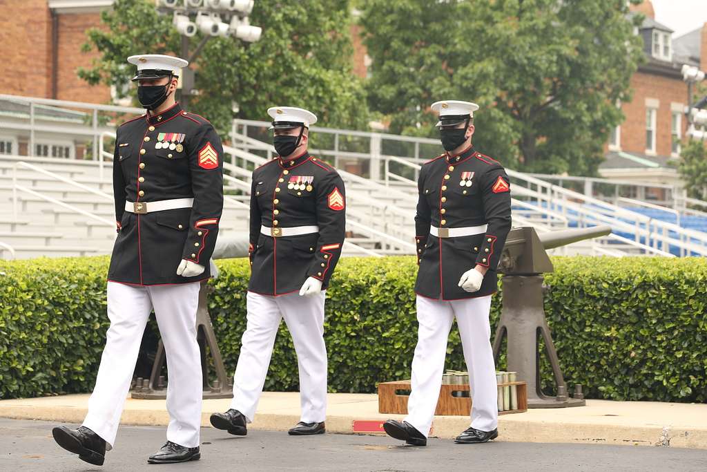 Body Bearers With Bravo Company, Marine Barracks Washington, - NARA ...