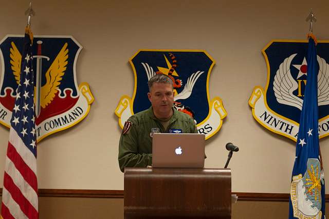 Col. Dan Walls, 23d Wing commander, makes closing remarks - PICRYL ...