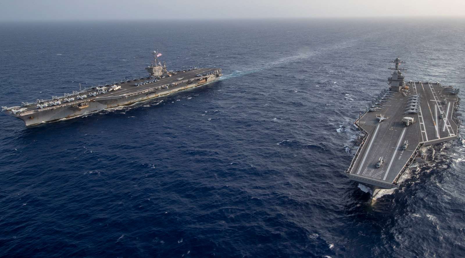 The Ford-class aircraft carrier USS Gerald R. Ford - NARA & DVIDS ...