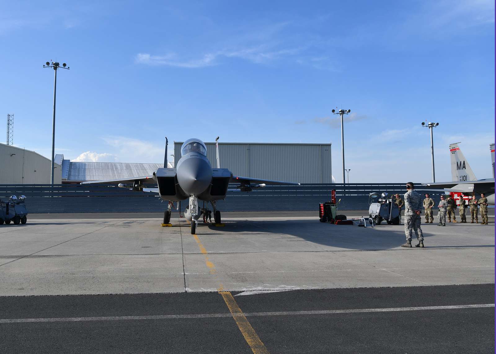 Misawa colonel puts hockey skills on display off base